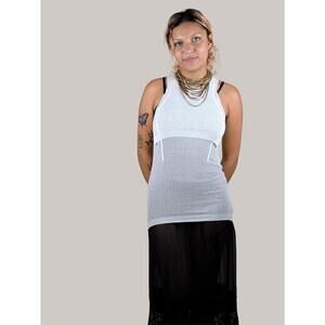 Alexander wang avant garde racer knitted tank top